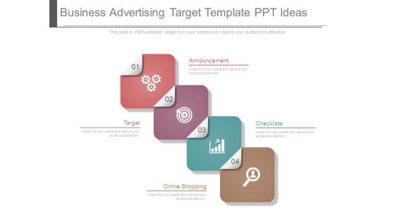 Business Advertising Target Template Ppt Ideas