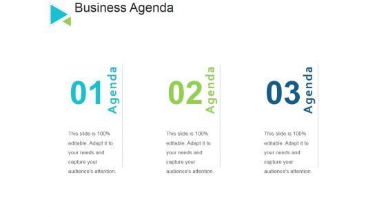 Business Agenda Template 2 Ppt PowerPoint Presentation Layouts Guidelines