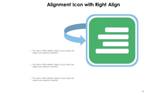 Business Alignment Symbol Centre Align Ppt PowerPoint Presentation Complete Deck