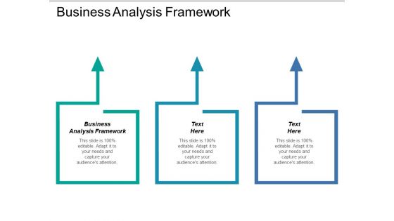 Business Analysis Framework Ppt PowerPoint Presentation Icon Visual Aids Cpb