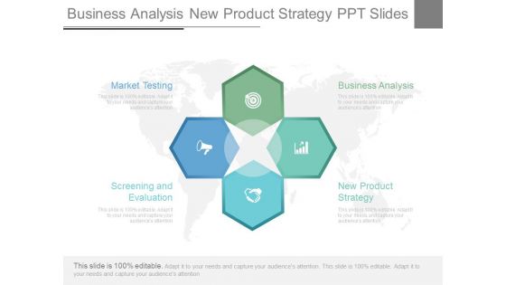 Business Analysis New Product Strategy Ppt Slides