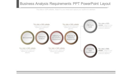 Business Analysis Requirements Ppt Powerpoint Layout