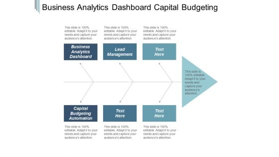 Business Analytics Dashboard Capital Budgeting Automation Lead Management Ppt PowerPoint Presentation Influencers