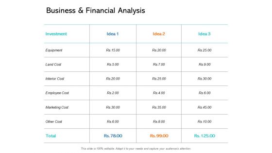 Business And Financial Analysis Ppt PowerPoint Presentation Gallery Example Topics Business And Financial Analysis Ppt PowerPoint Presentation Gallery Example Topics