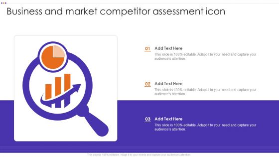Business And Market Competitor Assessment Icon Icons PDF