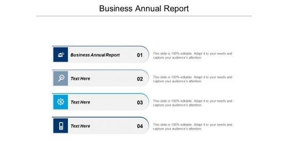 Business Annual Report Ppt PowerPoint Presentation Ideas Background Image Cpb