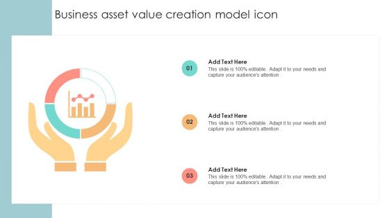 Business Asset Value Creation Model Icon Sample PDF