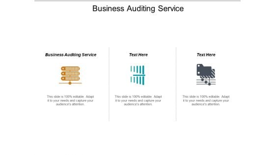 Business Auditing Service Ppt PowerPoint Presentation Icon Gallery Cpb