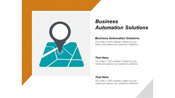 Business Automation Solutions Ppt PowerPoint Presentation Outline Summary
