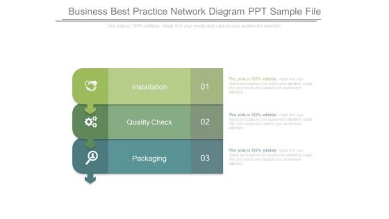 Business Best Practice Network Diagram Ppt Sample File