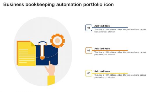 Business Bookkeeping Automation Portfolio Icon Ideas PDF