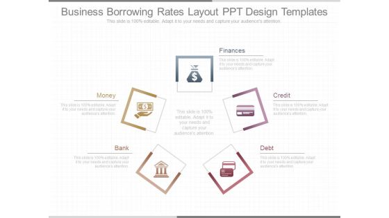 Business Borrowing Rates Layout Ppt Design Templates