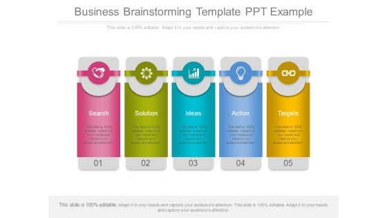 Business Brainstorming Template Ppt Example