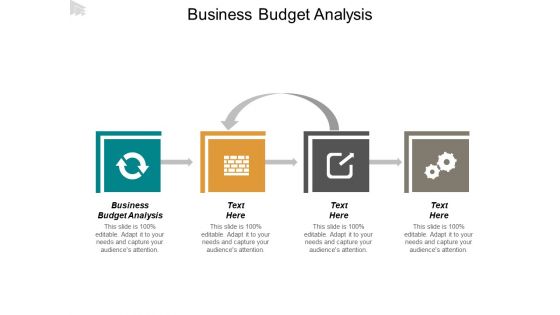 Business Budget Analysis Ppt PowerPoint Presentation Inspiration Icon Cpb