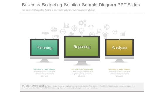 Business Budgeting Solution Sample Diagram Ppt Slides