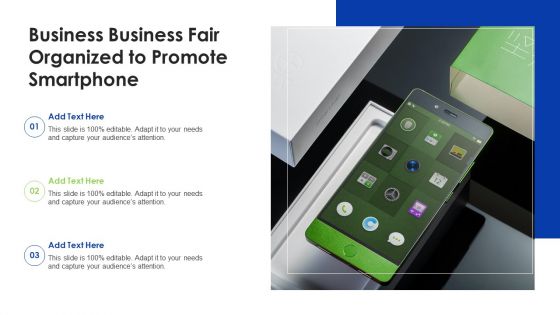 Business Business Fair Organized To Promote Smartphone Mockup PDF