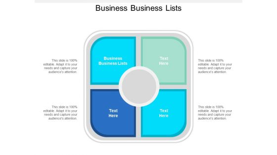 Business Business Lists Ppt Powerpoint Presentation Gallery Ideas Cpb