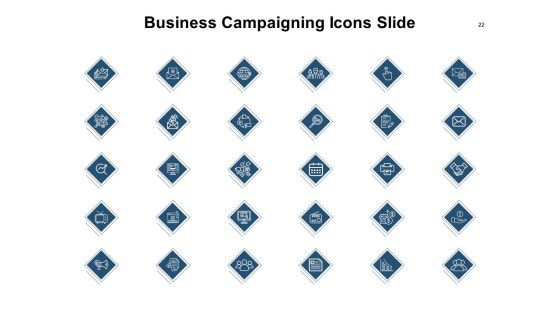 Business Campaigning Ppt PowerPoint Presentation Complete Deck With Slides Slide22