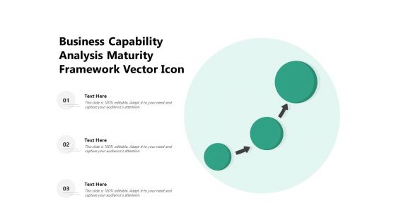 Business Capability Analysis Maturity Framework Vector Icon Ppt PowerPoint Presentation Gallery Rules PDF