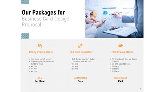 Business Card Design Proposal Ppt PowerPoint Presentation Complete Deck With Slides