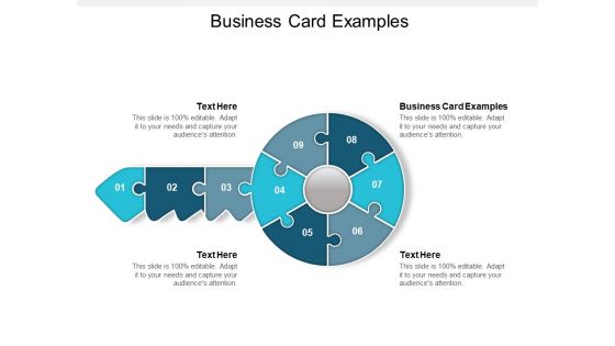 Business Card Examples Ppt PowerPoint Presentation Gallery Good Cpb