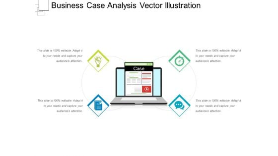 Business Case Analysis Vector Illustration Ppt PowerPoint Presentation File Summary PDF