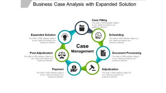 Business Case Analysis With Expanded Solution Ppt PowerPoint Presentation Gallery Sample PDF