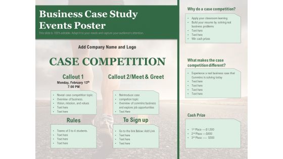Business Case Study Events Poster Ppt PowerPoint Presentation Gallery Slide Download PDF Business Case Study Events Poster Ppt PowerPoint Presentation Gallery Slide Download PDF