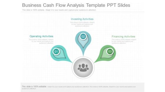 Business Cash Flow Analysis Template Ppt Slides