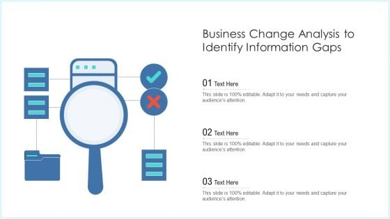 Business Change Analysis To Identify Information Gaps Ppt PowerPoint Presentation File Skills PDF