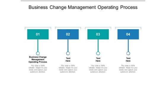 Business Change Management Operating Process Ppt PowerPoint Presentation Infographics Deck Cpb