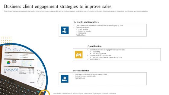 Business Client Engagement Strategies To Improve Sales Guidelines PDF