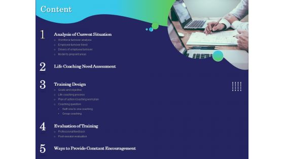 Business Coaching Content Ppt PowerPoint Presentation Styles Slide Download PDF