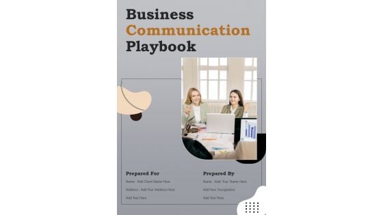 Business Communication Playbook Template Business Communication Playbook Template