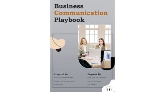 Business Communication Playbook Template