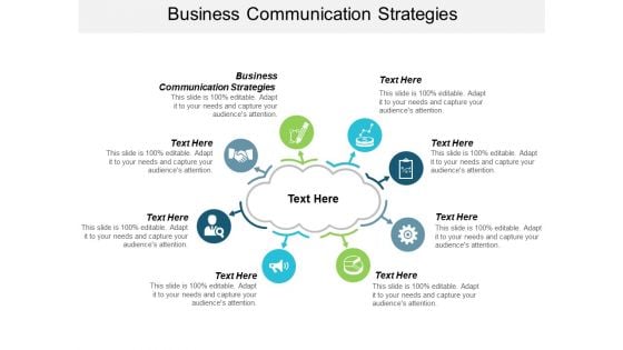 Business Communication Strategies Ppt PowerPoint Presentation Professional Guidelines Cpb