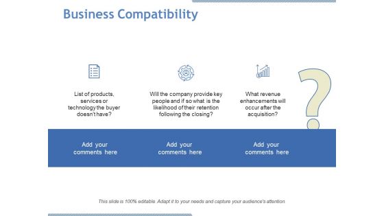 Business Compatibility Ppt PowerPoint Presentation Ideas Slideshow