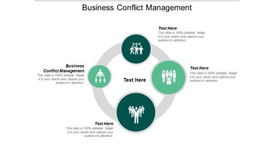 Business Conflict Management Ppt PowerPoint Presentation Infographics Vector Cpb