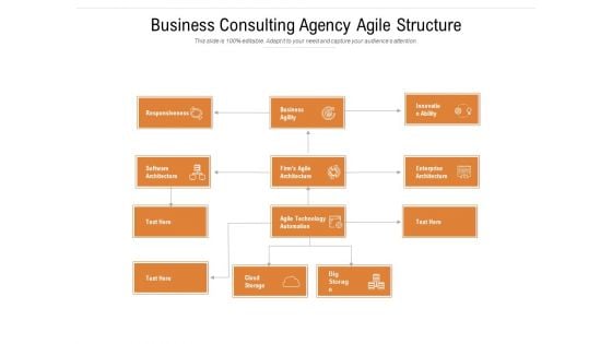 Business Consulting Agency Agile Structure Ppt Powerpoint Presentation Gallery Example Topics Pdf