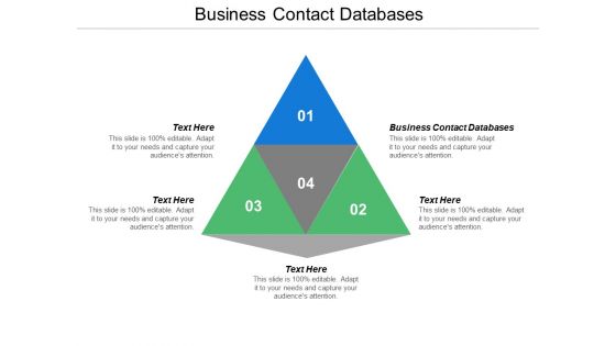 Business Contact Databases Ppt Powerpoint Presentation Layouts Introduction Cpb