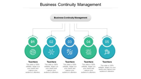 Business Continuity Management Ppt PowerPoint Presentation Show Slide Cpb
