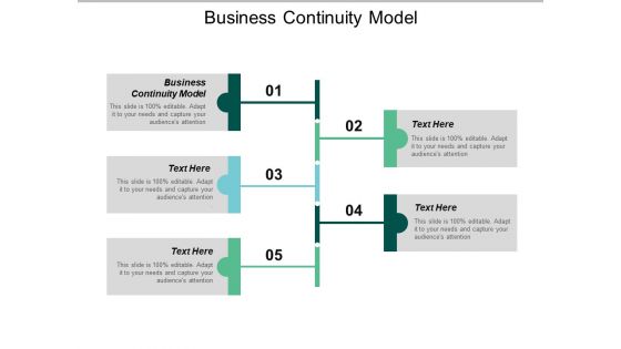 Business Continuity Model Ppt PowerPoint Presentation Show Themes Cpb