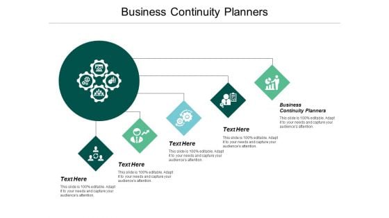 Business Continuity Planners Ppt Powerpoint Presentation Infographics Elements Cpb