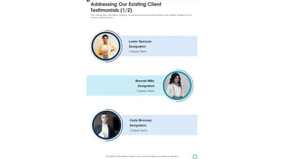 Business Contract Work Template Addressing Our Existing Client One Pager Sample Example Document Business Contract Work Template Addressing Our Existing Client One Pager Sample Example Document