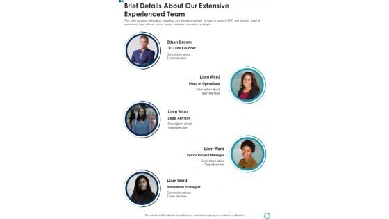 Business Contract Work Template Brief Details About Our Extensive One Pager Sample Example Document Business Contract Work Template Brief Details About Our Extensive One Pager Sample Example Document