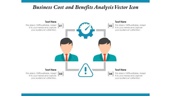 Business Cost And Benefits Analysis Vector Icon Ppt PowerPoint Presentation Portfolio Icon PDF