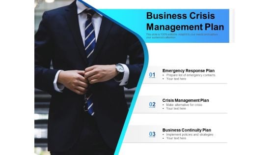 Business Crisis Management Plan Ppt PowerPoint Presentation Information PDF