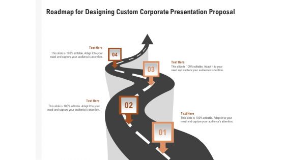 Business Customizable Roadmap For Designing Custom Corporate Presentation Proposal Themes PDF Business Customizable Roadmap For Designing Custom Corporate Presentation Proposal Themes PDF