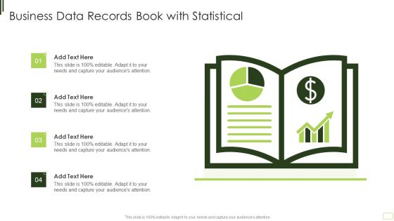 Business Data Records Book With Statistical Portrait PDF