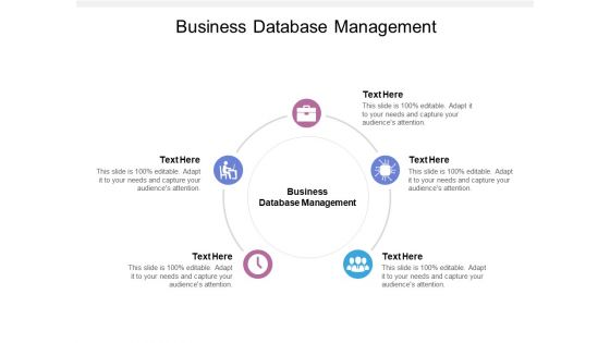 Business Database Management Ppt PowerPoint Presentation Styles Information Cpb